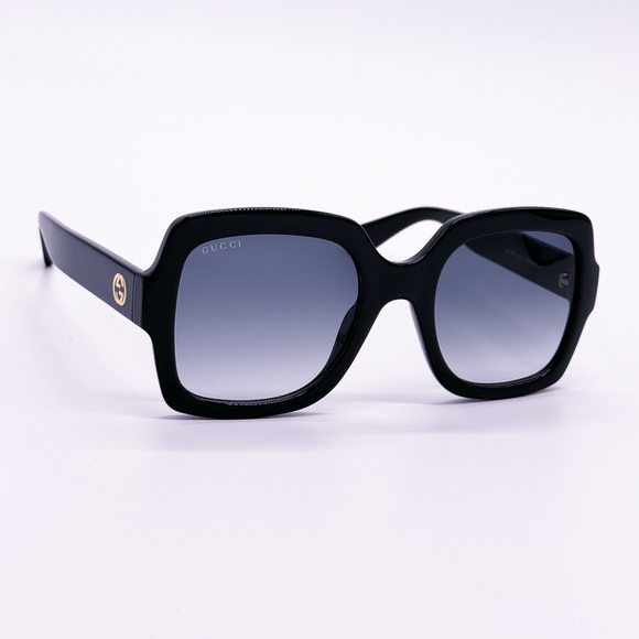 NEW GUCCI SUNGLASSES GG1337S 001 WOMEN SQUARE BLACK EYEWEAR GUCCI - Picture 4 of 12